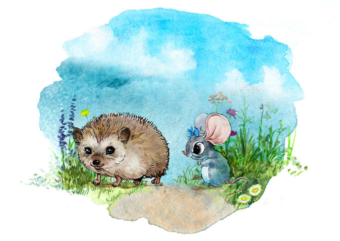 cute animal illustration