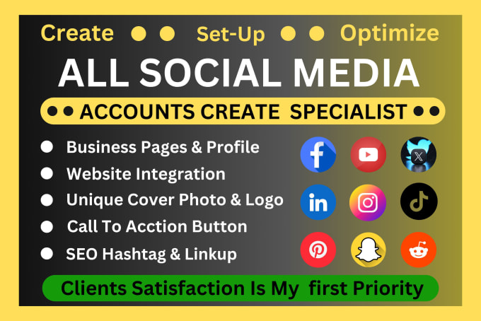 Social Media Account Creation