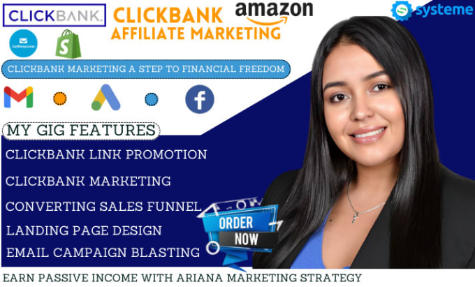 Clickbank Affiliate Marketing, Clickbank Promotion Affiliate Link Sales Funnel