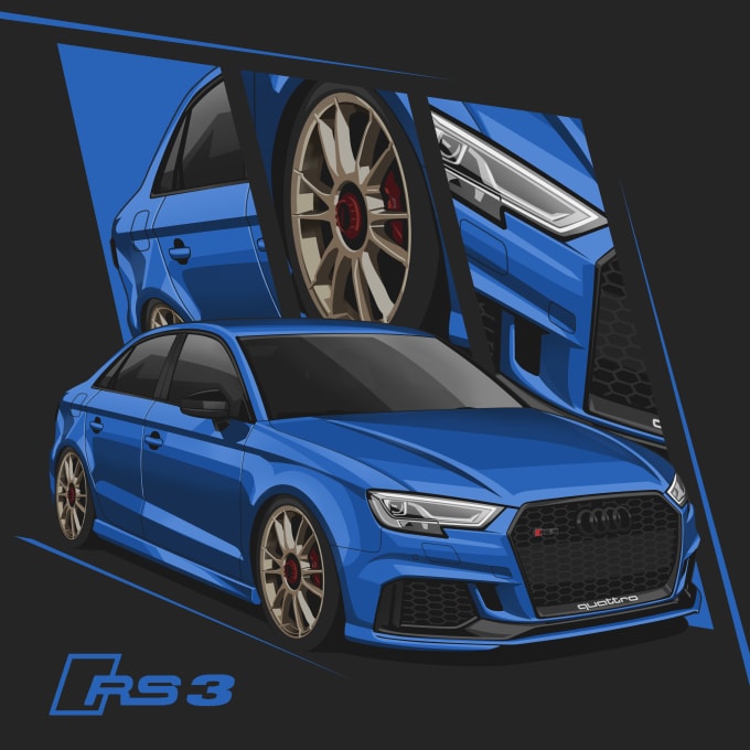 Cartoon Vector Art of Car