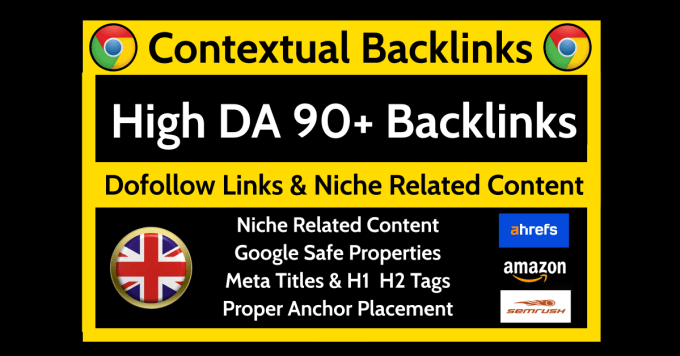 SEO Contextual High DA Backlinks