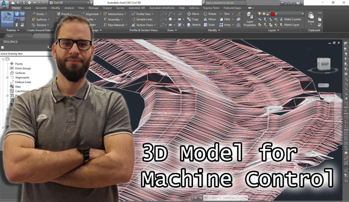 3D Model for GPS Machine Control