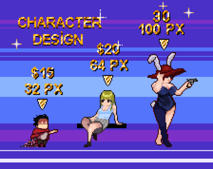 Pixel Art Characters and Animation