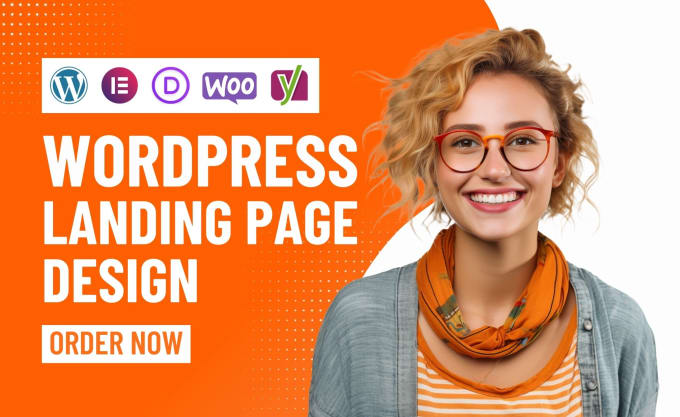 WordPress landing page