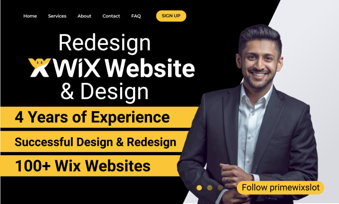 Wix website design and redesign