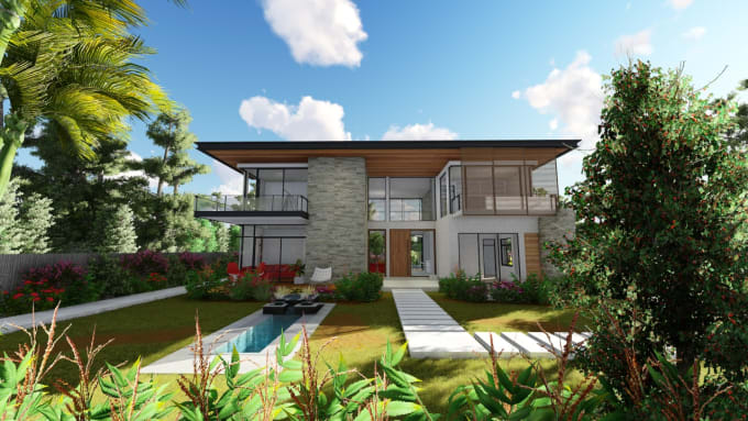 3D Landscape and Exterior Design