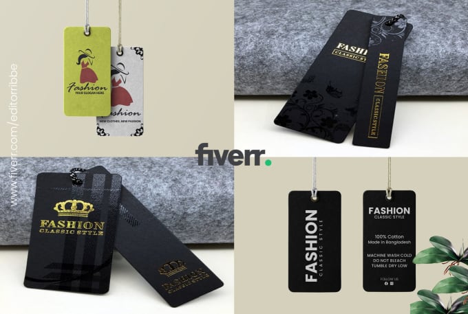 Luxury Clothing Hang Tag and Label Design