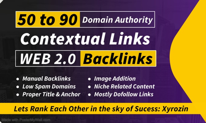 Fiverr Gig - I will do web 2 0 backlinks