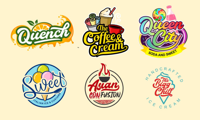 Hand Lettering Typography Style Logo