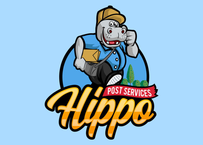 Cartoon logo design sample