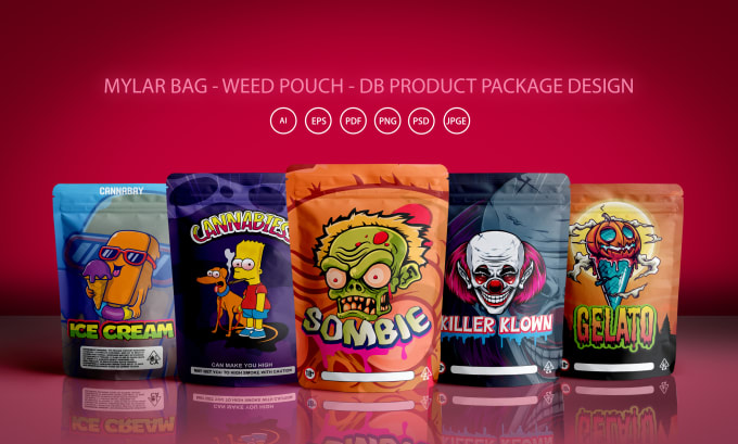 weed packaging design