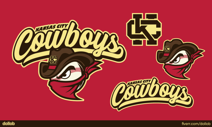 Logo design for baseball softball team