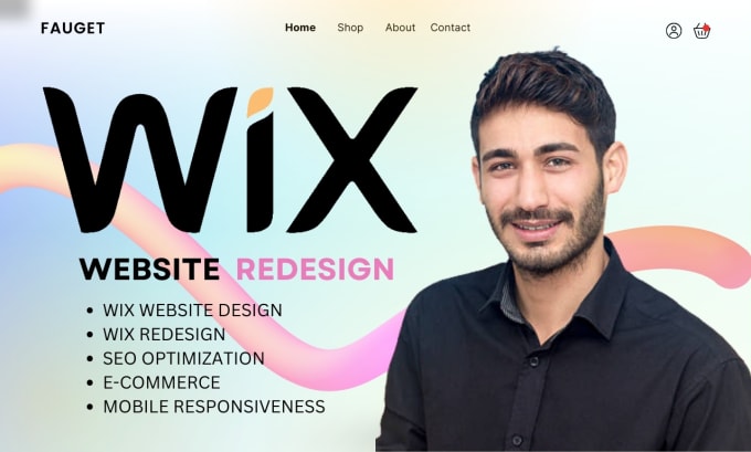 Wix website redesign gig