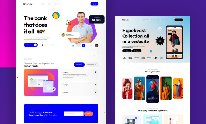 Figma website design