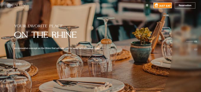 Restaurant Website Design on WordPress