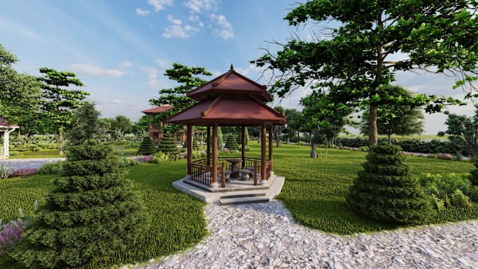 3D landscape design