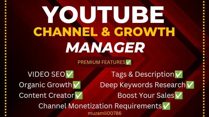 YouTube Channel Growth Manager and SEO Expert