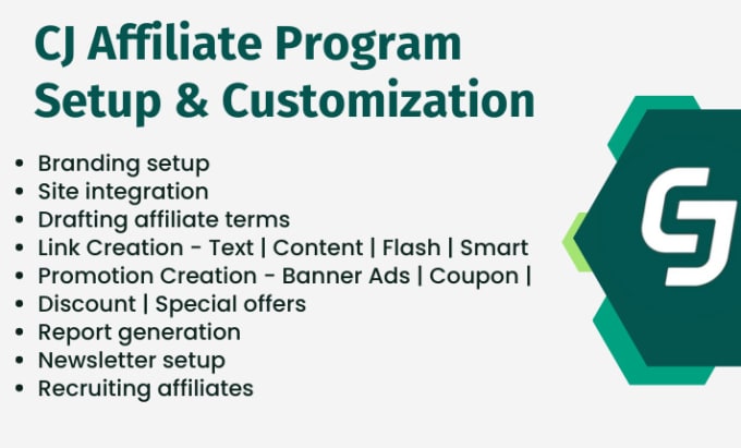 CJ Affiliate Program and Customization Gig