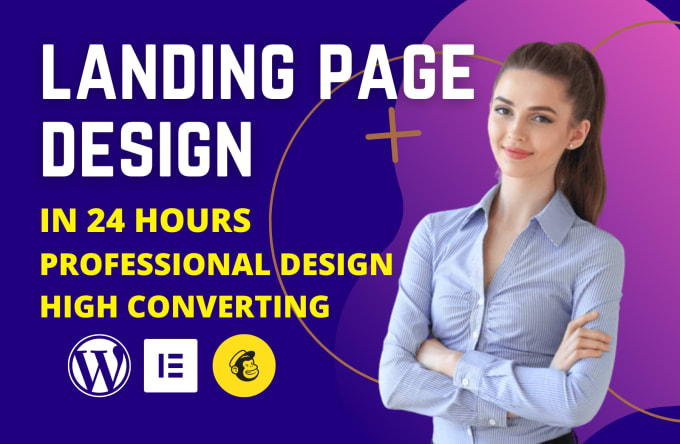 WordPress Landing Page Design by Creativerose1