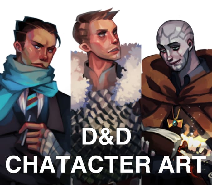 DnD character art illustration