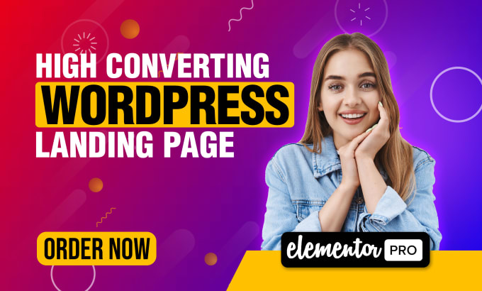 wordpress landing page example