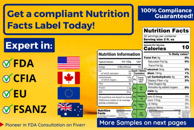 Nutrition Facts Label