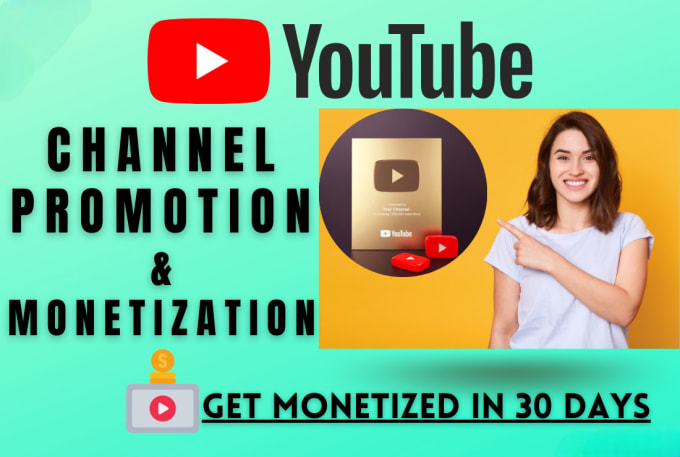 Organic YouTube channel promotion and monetization service