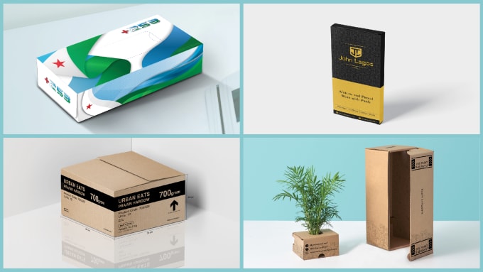 Product packaging box designed by M. Bilal Baaz