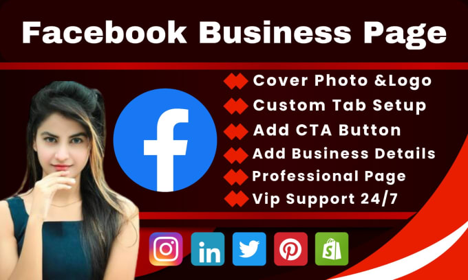 Facebook business page setup service