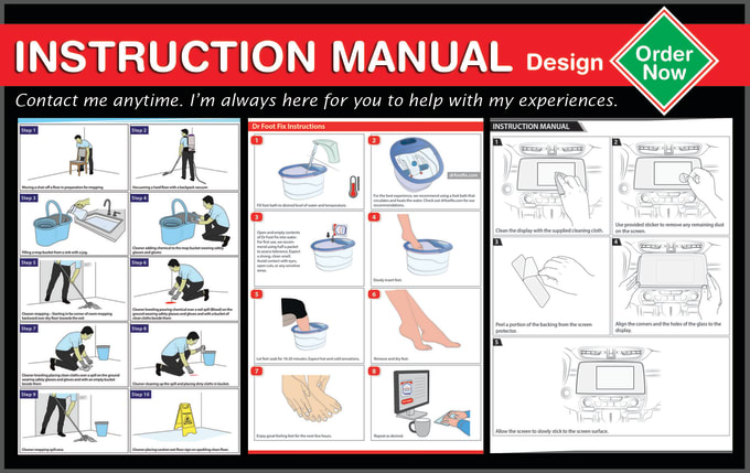 Instruction manual design example