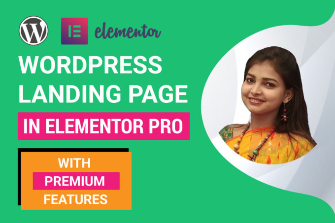 Fiverr gig: I will do responsive WordPress landing page design or Elementor landing page